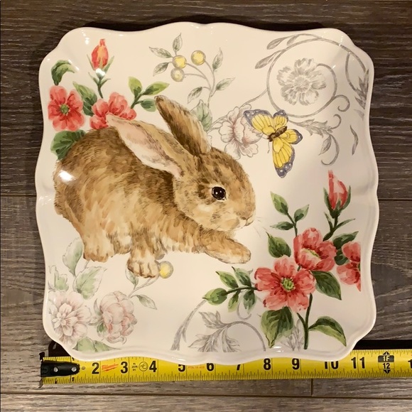 Spring Bunny Plate - Picture 2 of 4